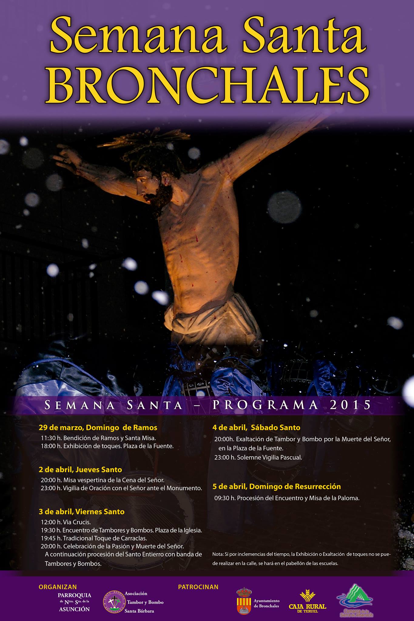 Semana Santa en Bronchales 2015 Bronchales